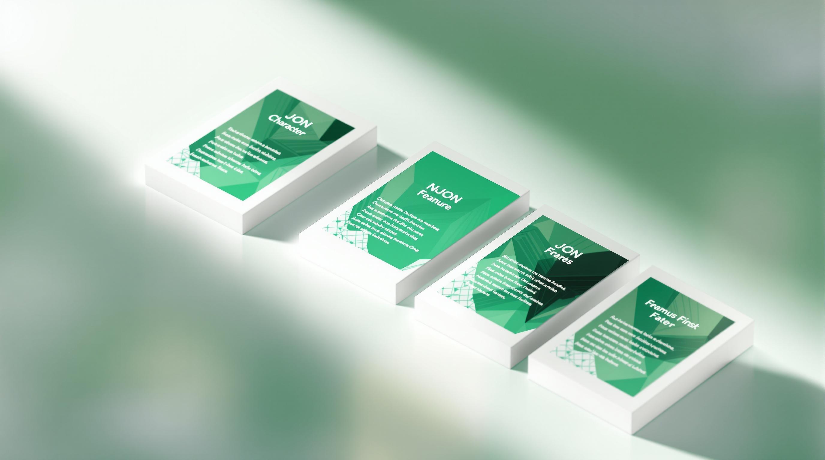 3D mockup showing character prompt pack with JSON templates and Nano Banana Pro prompts